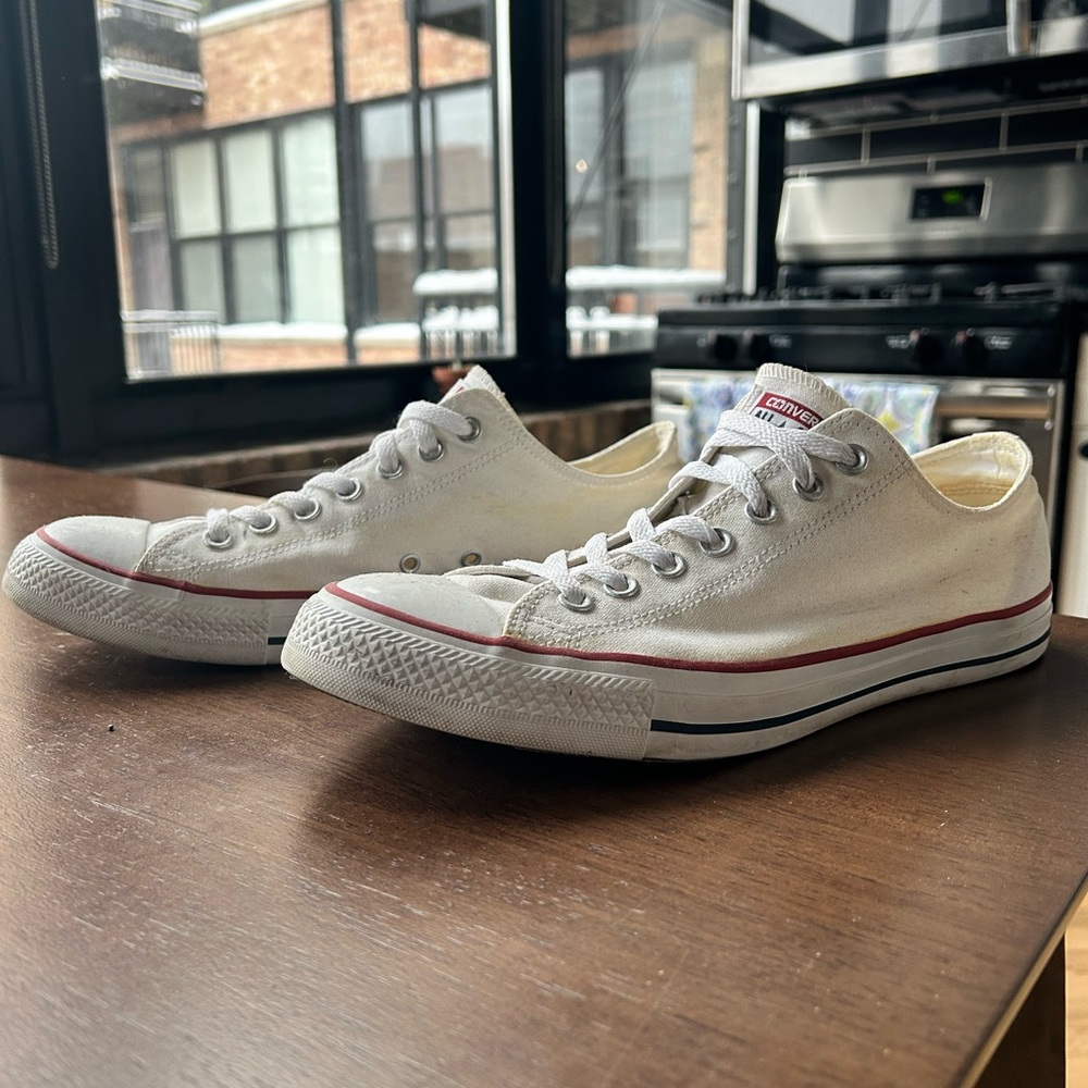 Converse White Low-Top Sneakers
